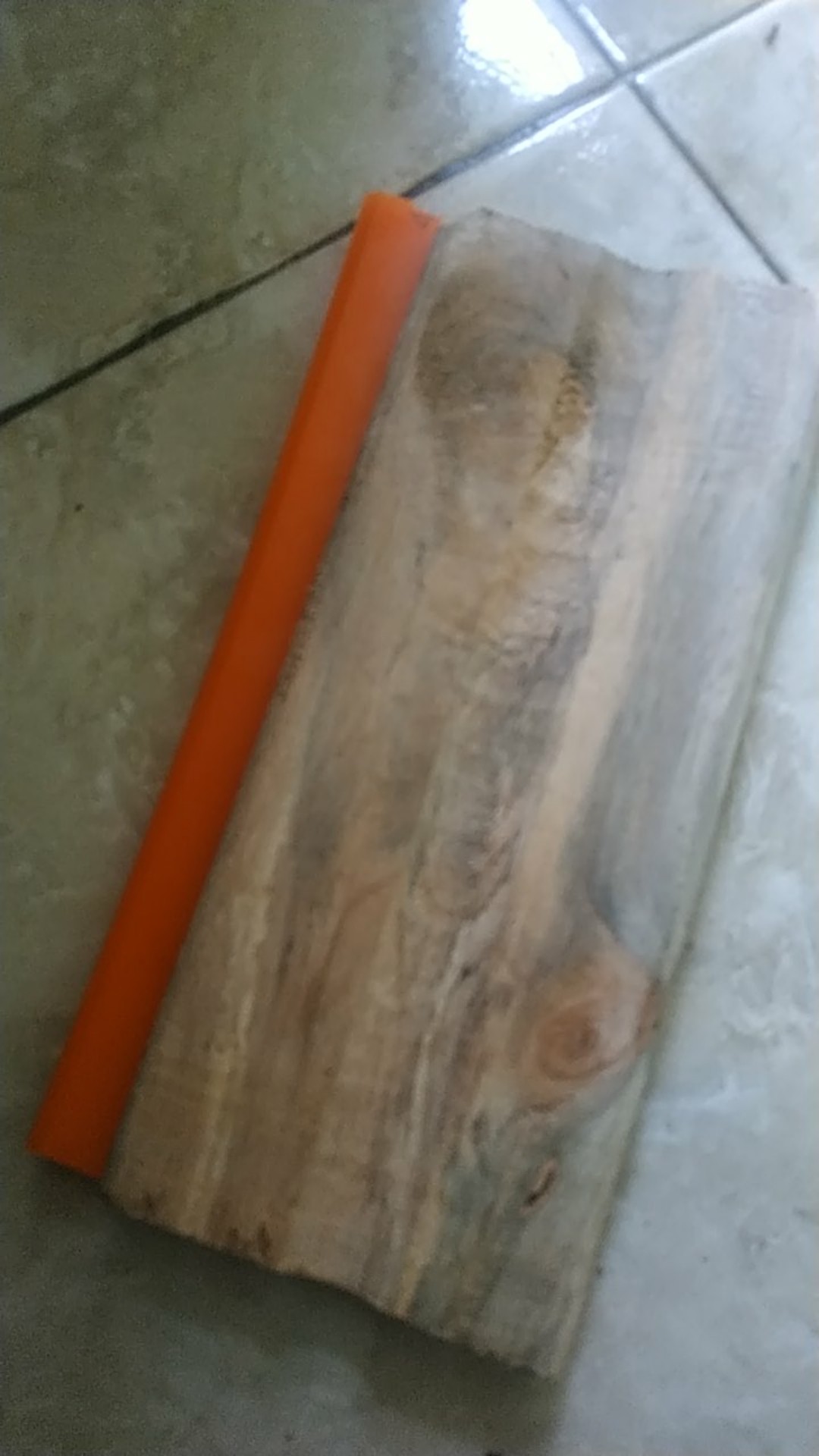 Rakel Sablon (lancip) + Free Gagang Kayu (solventbase) (orange)