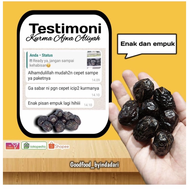 

kurma ajwa aliyah 2.5 kg PROMO