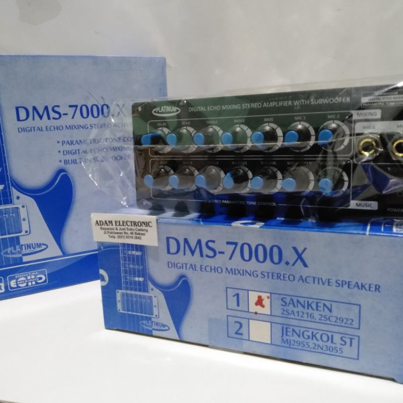 AMPLIFIER KIT SPEAKER AKTIF + MIXER + 2 SOCKET MIC - DMS-7000.X (SANKEN)