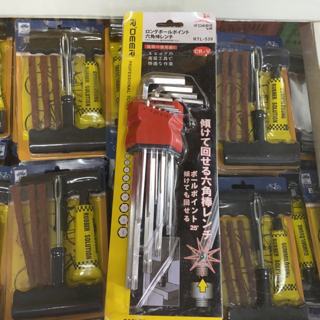 KUNCI L 9PCS KOMBINASI RDEER