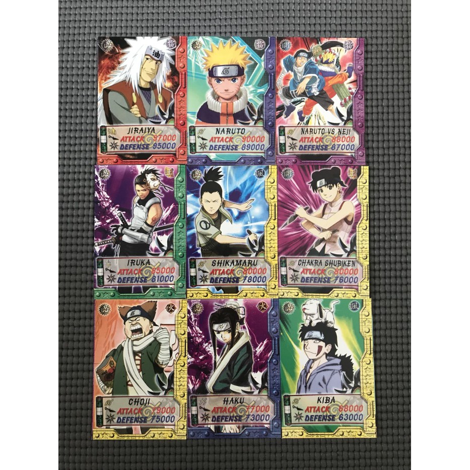 Kartu Naruto Card Game Ultimate Ninja Series Fullset (9 kartu)