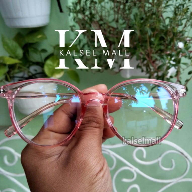 Kacamata Frame Anti Radiasi Metal Gaya Retro Model Oval Bulat Lonjong Untuk Pria / Wanita Model Artis Kaca Mata Retro Vintage Antiradiasi Keren Kuping Kucing Kotak  Cat Eye Horn Metal Cewek Cowok Banjarbaru Martapura Banjarmasin Kalselmall KCP18