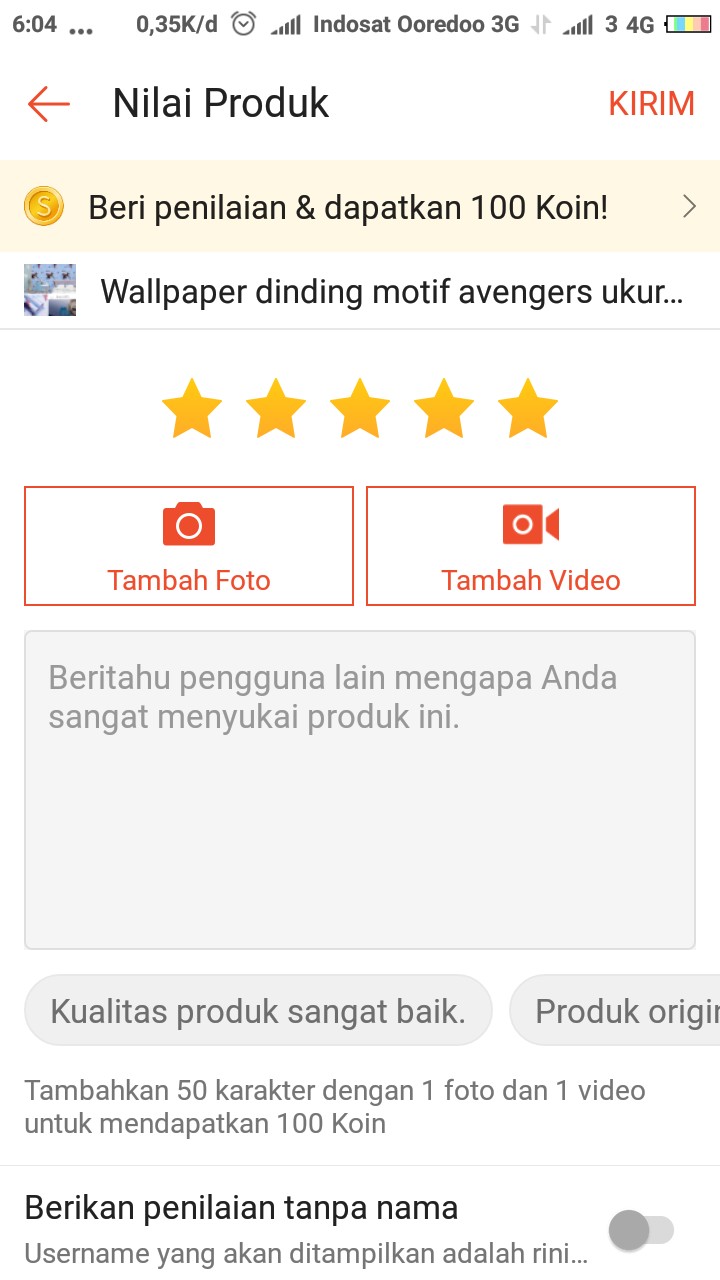 Wallpaper Dinding Karakter Avengers Uk 10 M X45cm