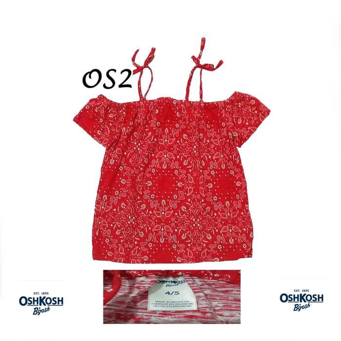 peralatan lettop Baju Anak Perempuan tanggung Blous Sabrina Oshkosh Branded ori murah Berkualitas
