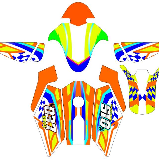 stiker decal RX KING full