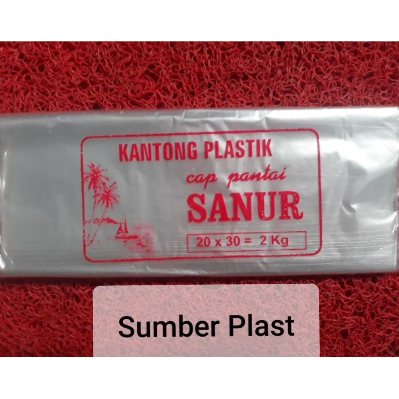 

Plastik 2kg 20 x 30 Merk Sanur Bening