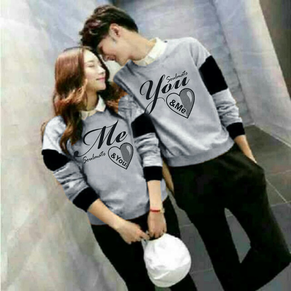 CP Soulmate bV / Baju pasangan wanita pria / Couple soulmate