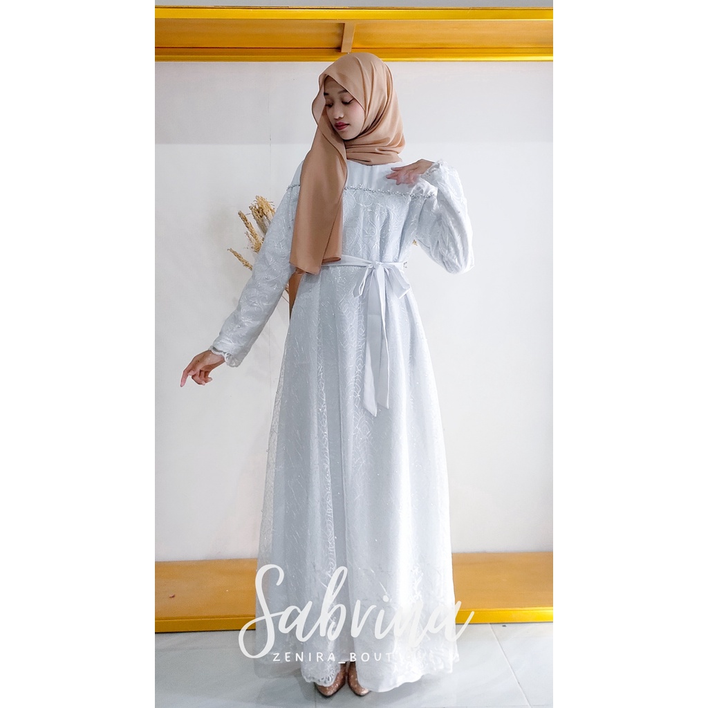 SABRINA MAXY DRESS tulle payet / baju pesta kondangan / couple dan seragam keluarga / Wisuda