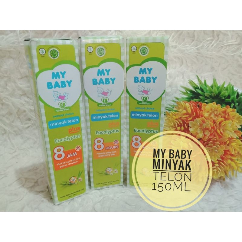 My baby minyak telon 150ml/Minyak telon my baby 60ml 90ml/ minyak telon mybaby/ minyak telon maibebi