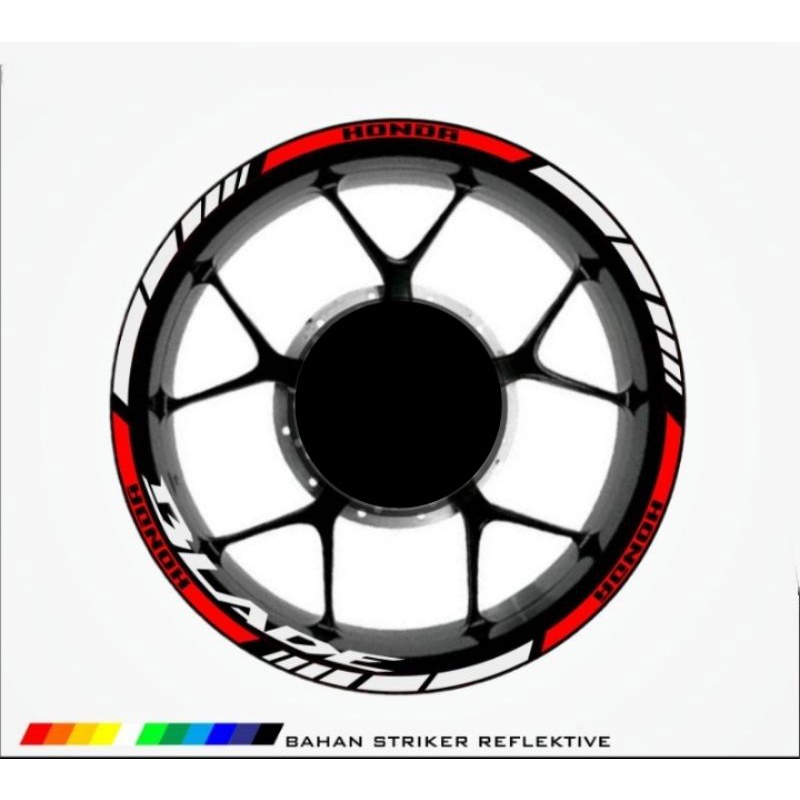 Stiker Velg Blade / Stiker Velg Honda Blade / Stiker Velg Motor