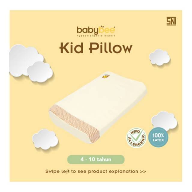 Babybee Kid Pillow With Case Bantal - BJ009