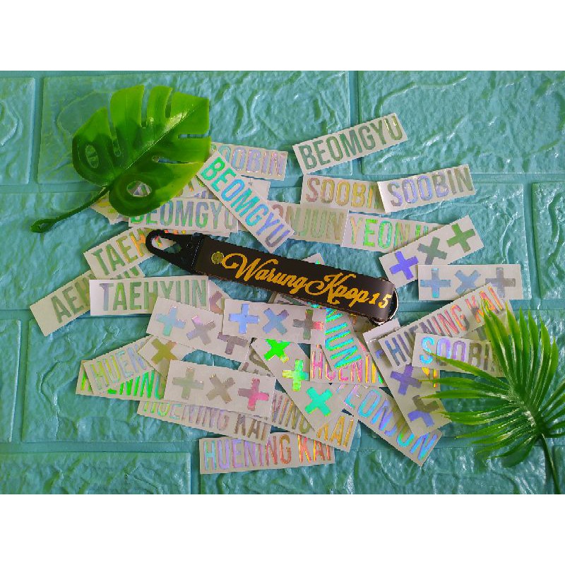 

(HARGA PER NAMA) STIKER TXT HOLOGRAM KPOP