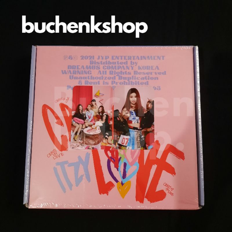 (READY) ITZY CRAZY IN LOVE MECIMA ALBUM + BENEFIT
