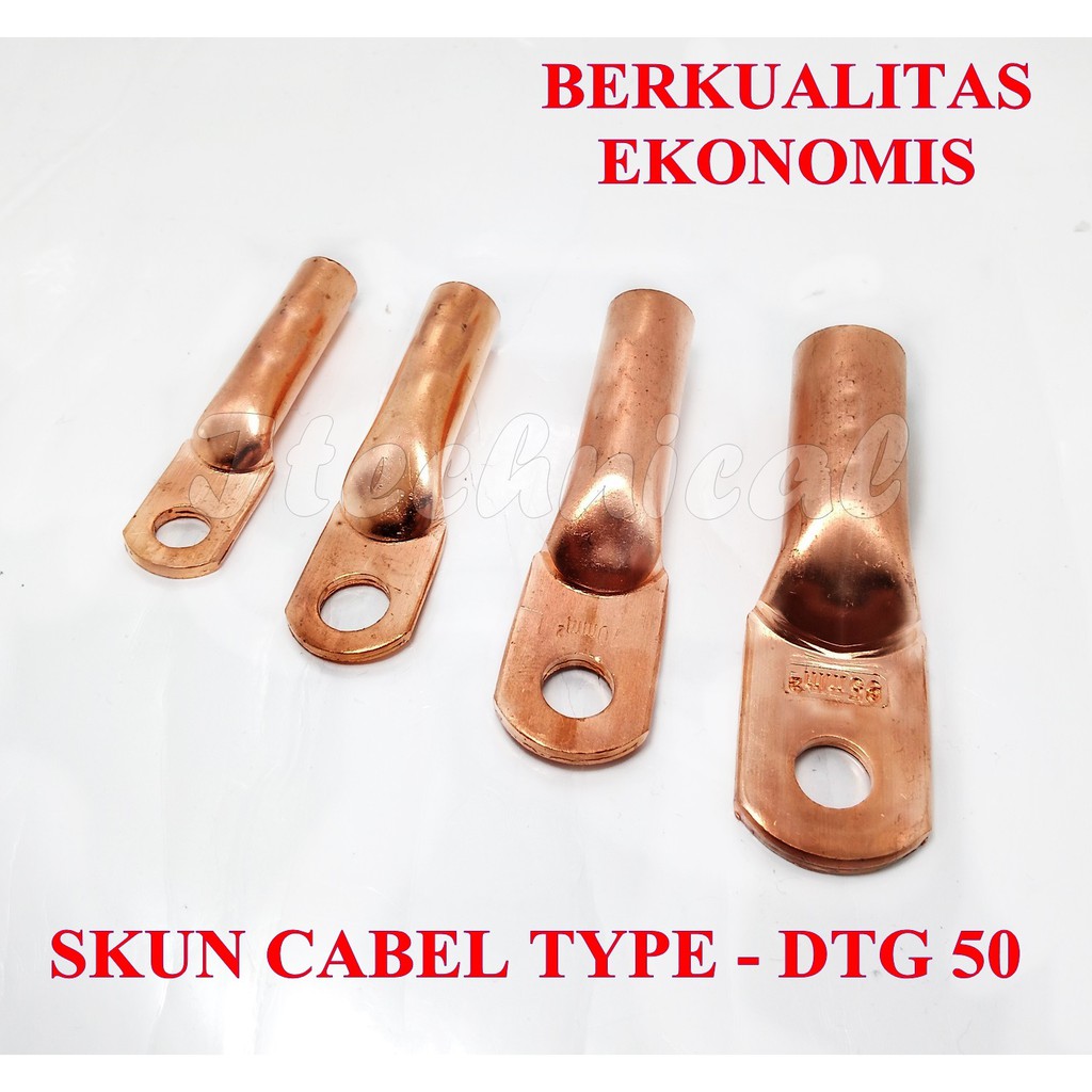 KABEL SKUN TEMBAGA DTG-50 / CABLE SKUN COPPER CU LONG NECK DTG 50