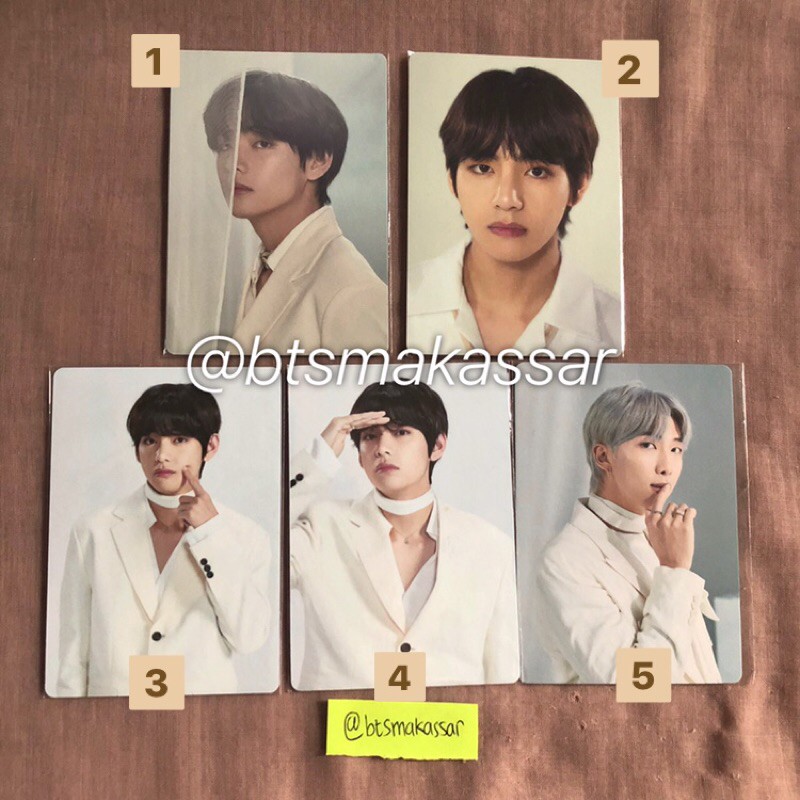 [OFFICIAL] BTS V (Kim Taehyung), RM (Kim Namjoon) Mini PC Photocard BBC Bang Bang Con, MOTS Tour LYS