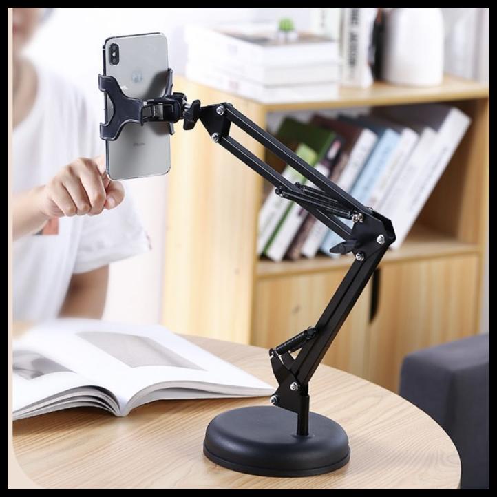 S77 Holder Meja Stand Liftable Phone Holder 360 Lazypod Hp Bracket