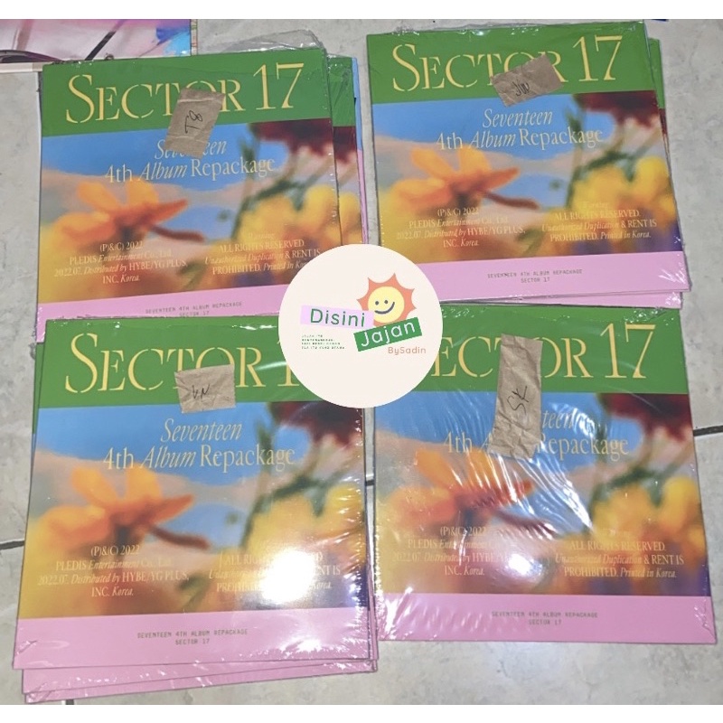 ALBUM SEVENTEEN SECTOR 17 SECTOR17 COMPACT VER ALBUM ONLY