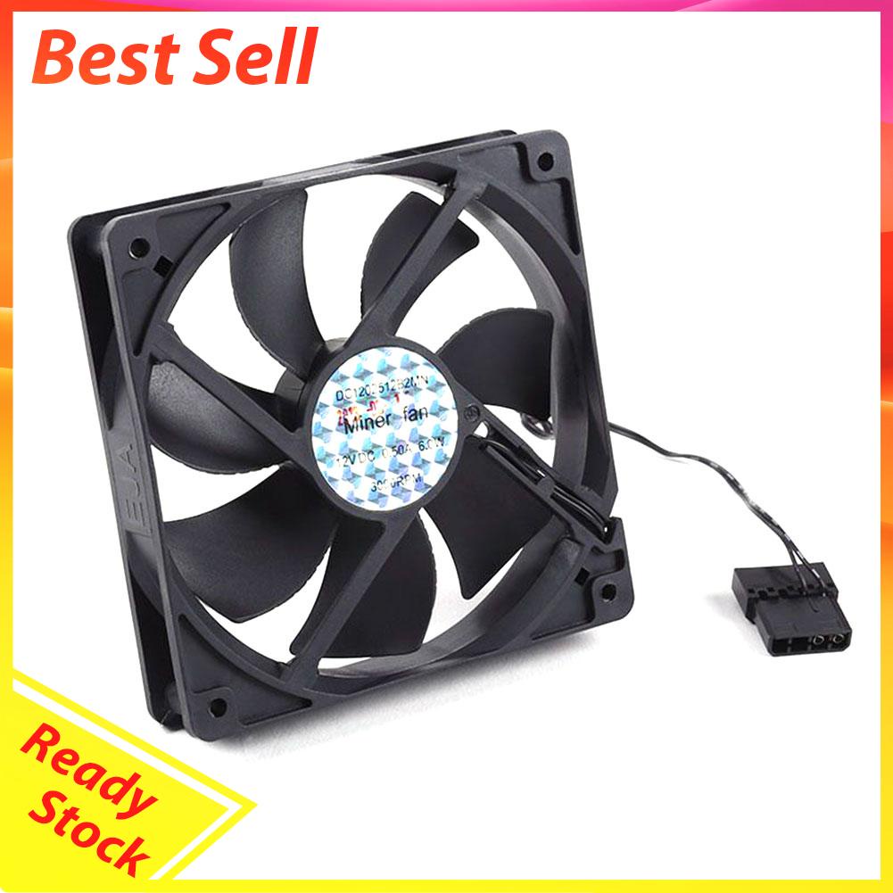 Kipas Pendingin Komputer 12cm 3000RPM DC 12V