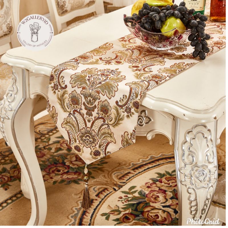 Table Runner/taplak meja ukuran 32 × 200 cm/talplak meja makan panjang
