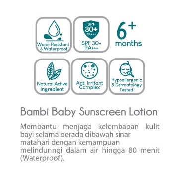 BAMBI Baby Sunscreen Lotion 100ml