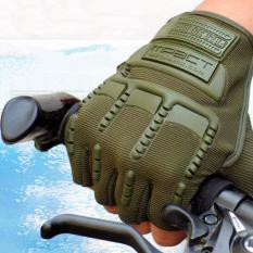 [PROMO] Sarung Tangan Motor Sepeda Glove Airsoft Tactical Mechanix Military Off Road M-Pact Covert