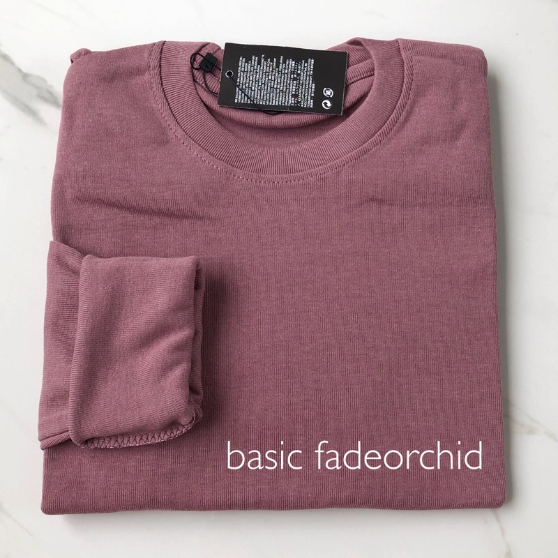 knit lengan panjang KALLYOUTFIT-BASIC FADE ORCHID