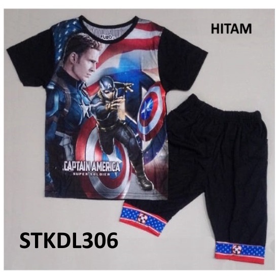 BAJU ANAK COWOK ANAK LAKI SUPERHERO IRONMAN, CAPTAIN AMERICA, SPIDERMAN