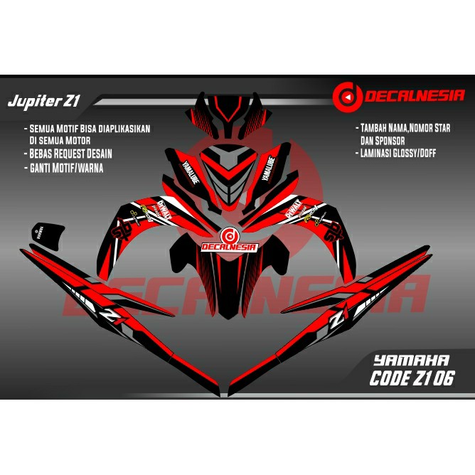 Decal Jupiter Z1 Stiker Jupiter Z1 Sticker Jupiter Z1 Decal Jupiter Decal Jupiter Z1 Full Body