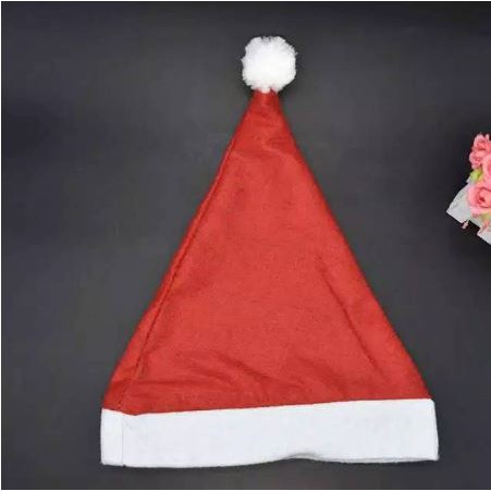 TOPI NATAL TOPI SANTACLASS MERAH PUTIH TERMURAH