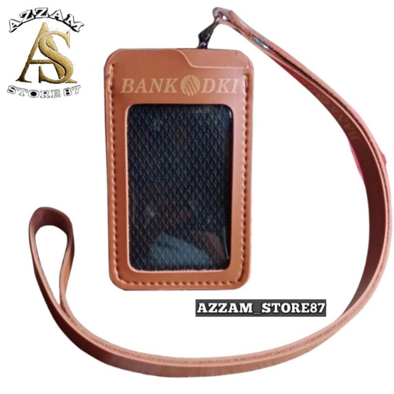 

Holder ID Card - Tali Lanyard Nametag Logo BANK DKI