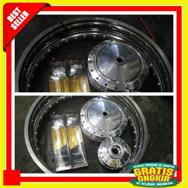 TERLARIS VELG TK 1SET MIO,BEAT,VARIO/ALL MATIC UK 140/160X17