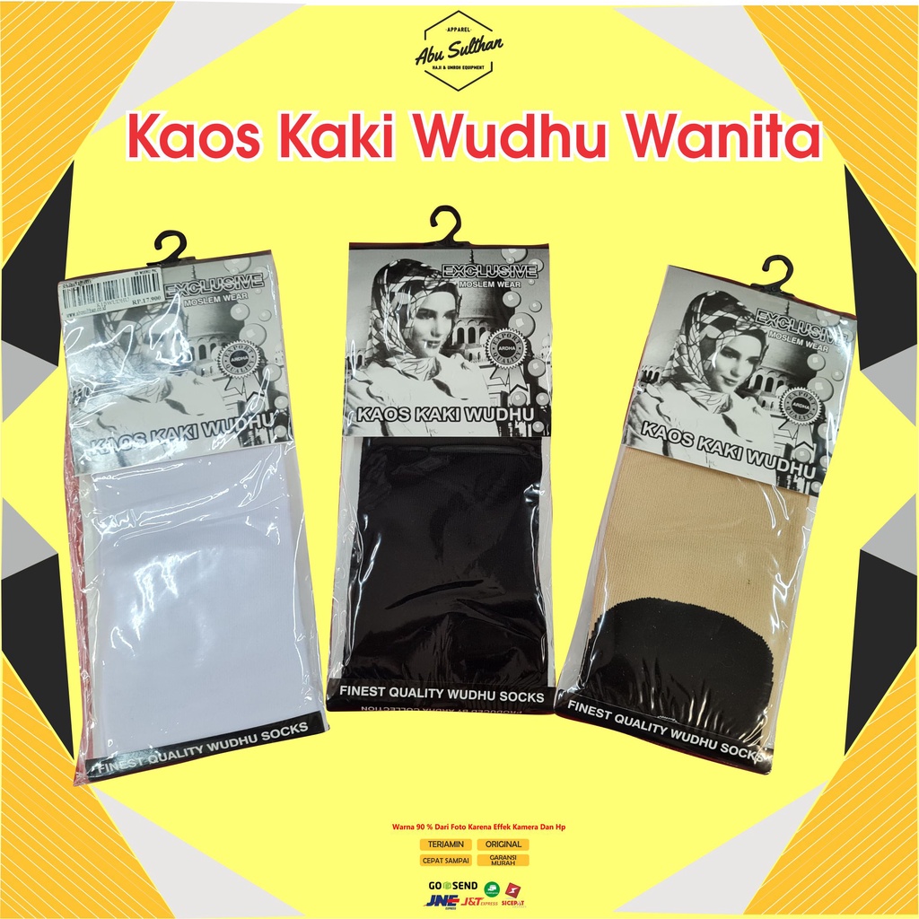 Kaos Kaki Wudhu Sholat Wanita Muslimah Koskaki Kaus kaki Soka