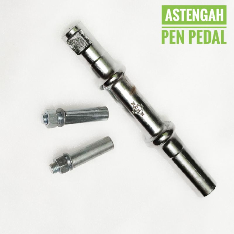 as tengah dan pen pedal - as tengah sepeda anak - as tengah sepeda jadul - pen pedal - sindik pedal 