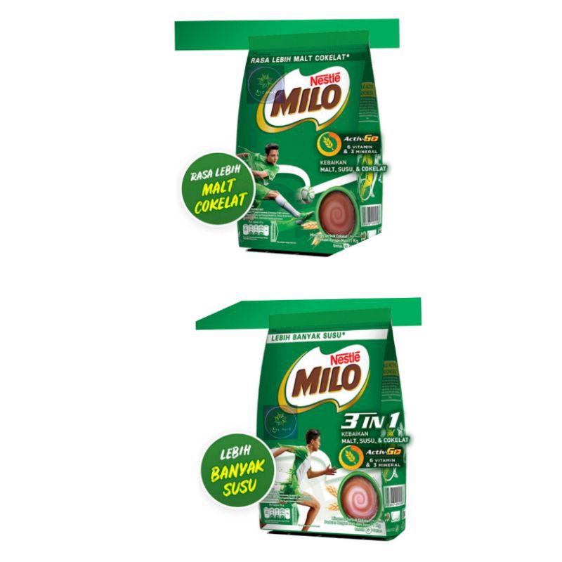 

NESTLE Milo 3in1 ACTIV-GO 1kg/NESTLE Milo ACTIV-GO 1kg/milo Import