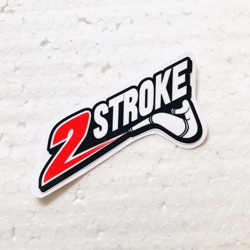 Sticker 2stroke Orajet Laminasi Glossy Shopee Indonesia