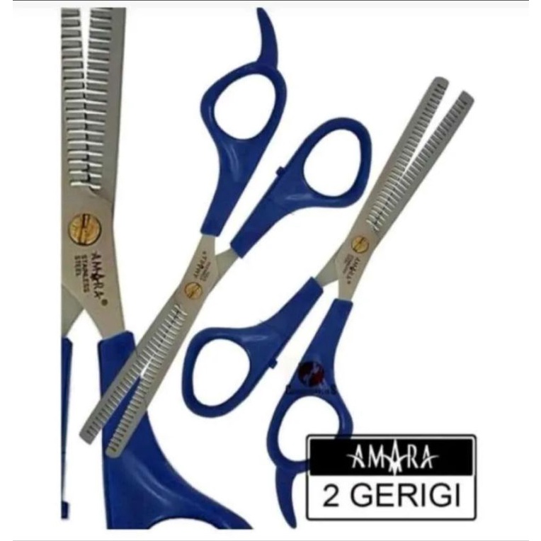 

Gunting Amara/ Amara Gunting Double Gerigi / Gerigi 2 sisi