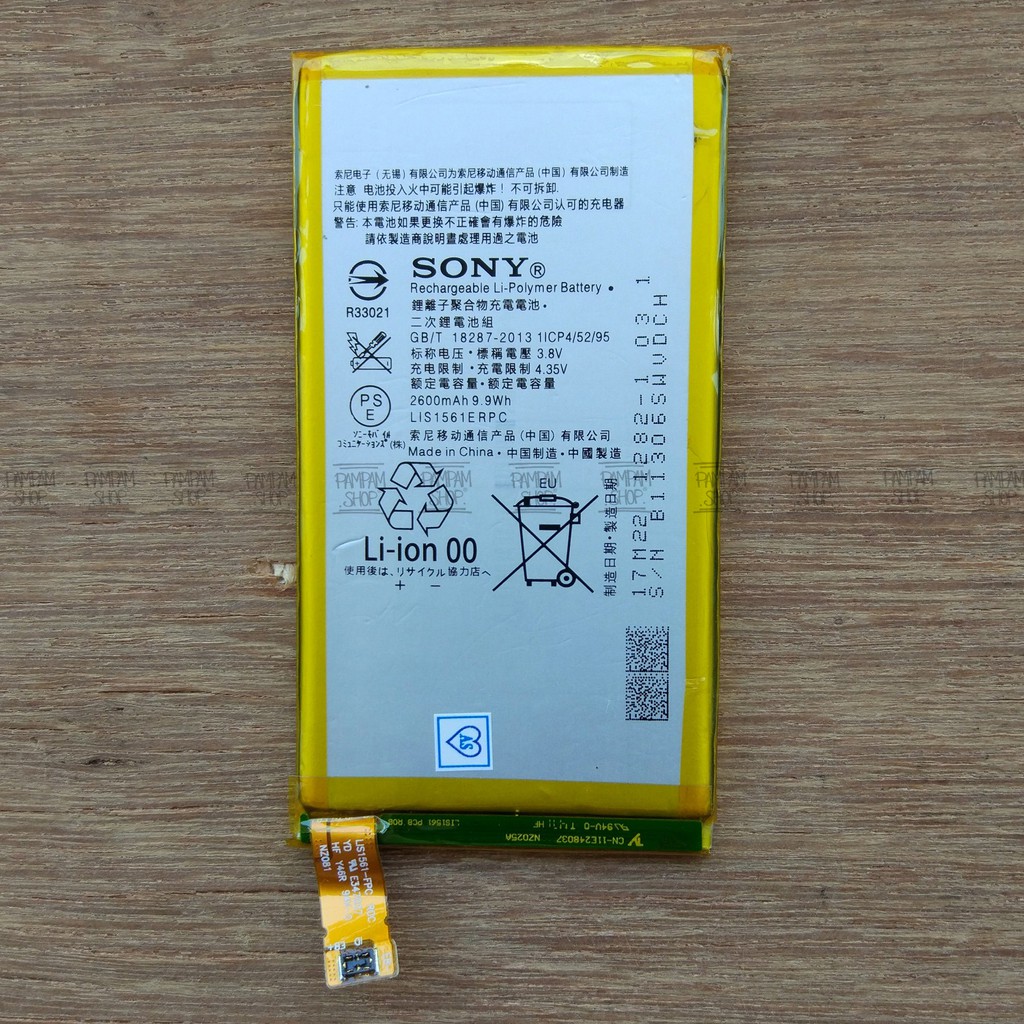 Baterai Sony Xperia Z3 Mini Compact C4 Docomo LIS1561ERPC Original OEM Batrai