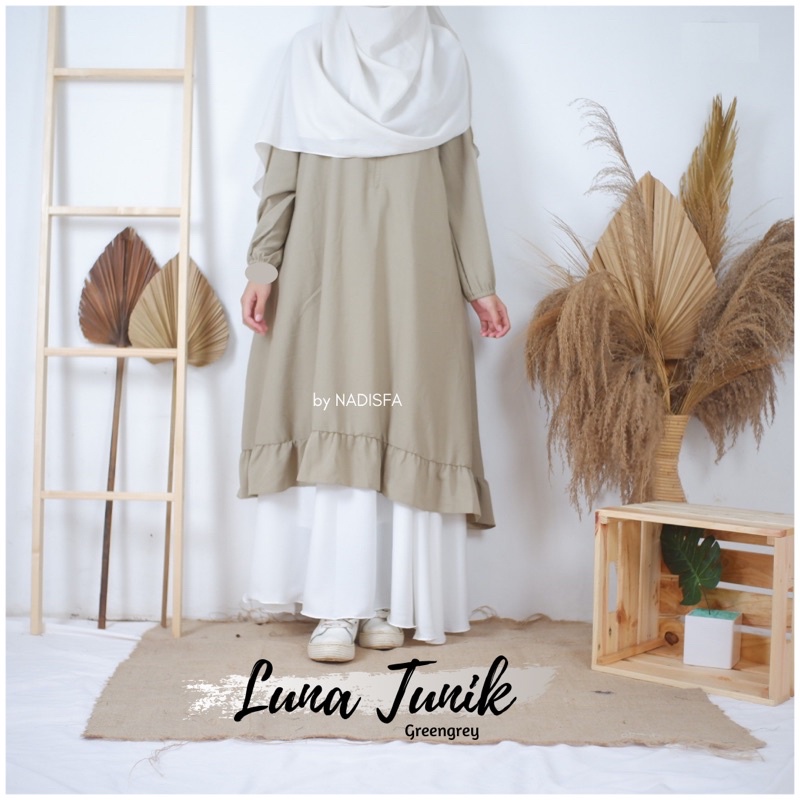 LUNA TUNIK POLOS BUSUI FRIENDLY