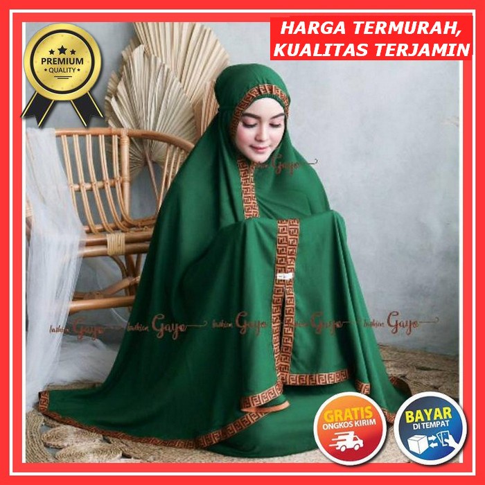 Mukena Bordir Mewah Seserahan Pernikahan Super Jumbo Xxxxxl Bahan Adem Dewasa Terbaru Mukenah Dewasa