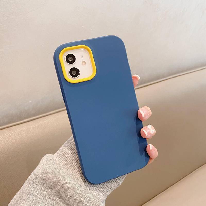 Casing Soft Case Silikon Matte Shockproof Warna Permen Untuk iPhone 13 / 12 / 11 Pro MAX / X / XS MAX / XR / SE / 2022 2020 / 7 / 8 + Bumper