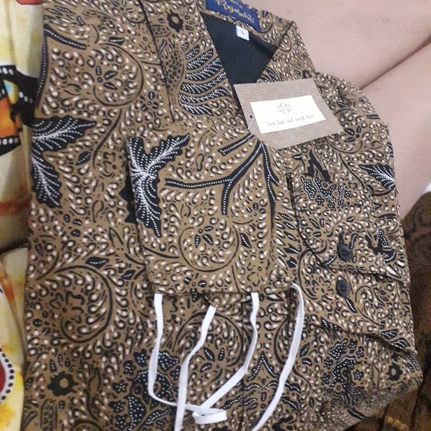 Dirgantara Kemeja Batik Pria Full Furing Katun Sragenan