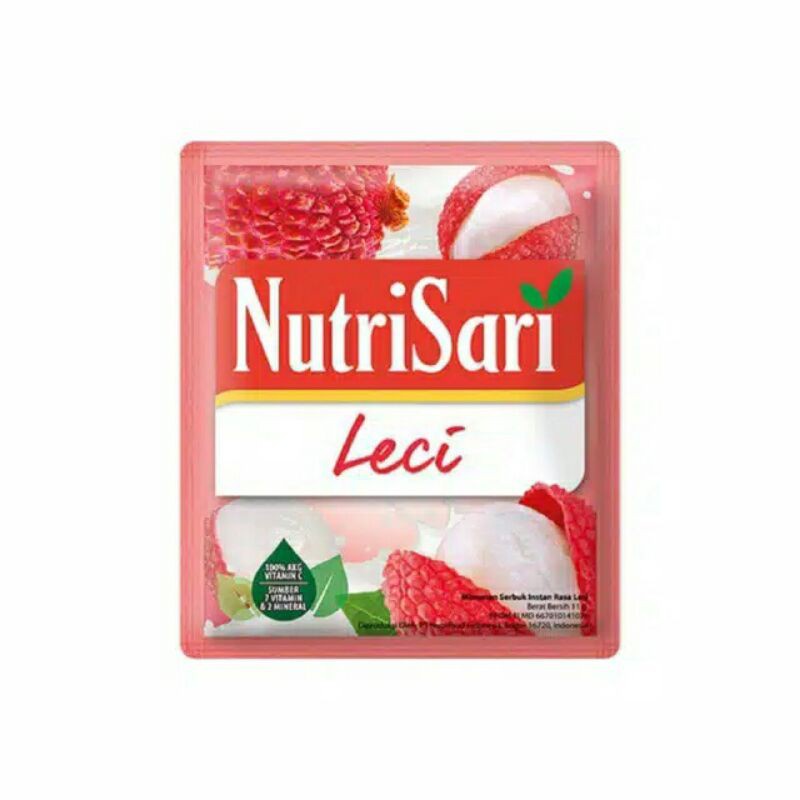 

Nutrisari Rasa Leci 1 Renceng