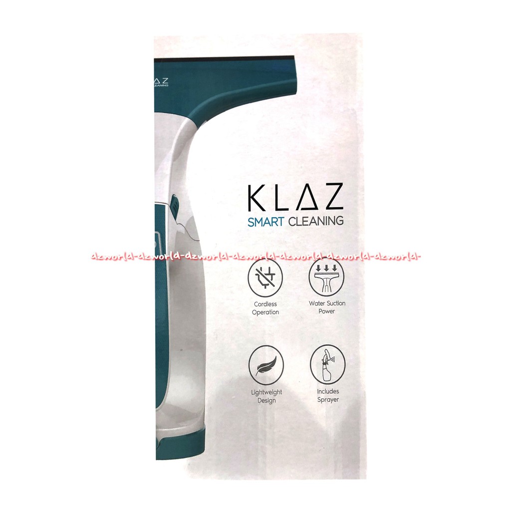 Klaz Cordless Window Clear Mesin Alat Pembersih Kaca Tanpa Kabel Klas Mirror