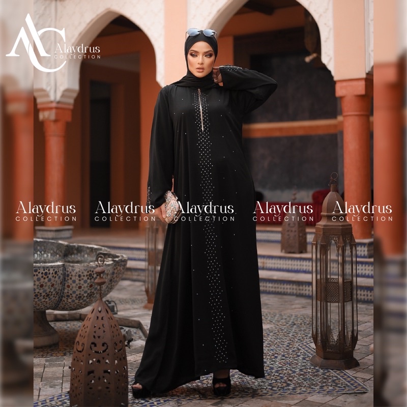 New Abaya Dress Maxi Arab Saudi Bordir Zephy Turki Umroh Dubai Turkey By AlaydrusCollection 412