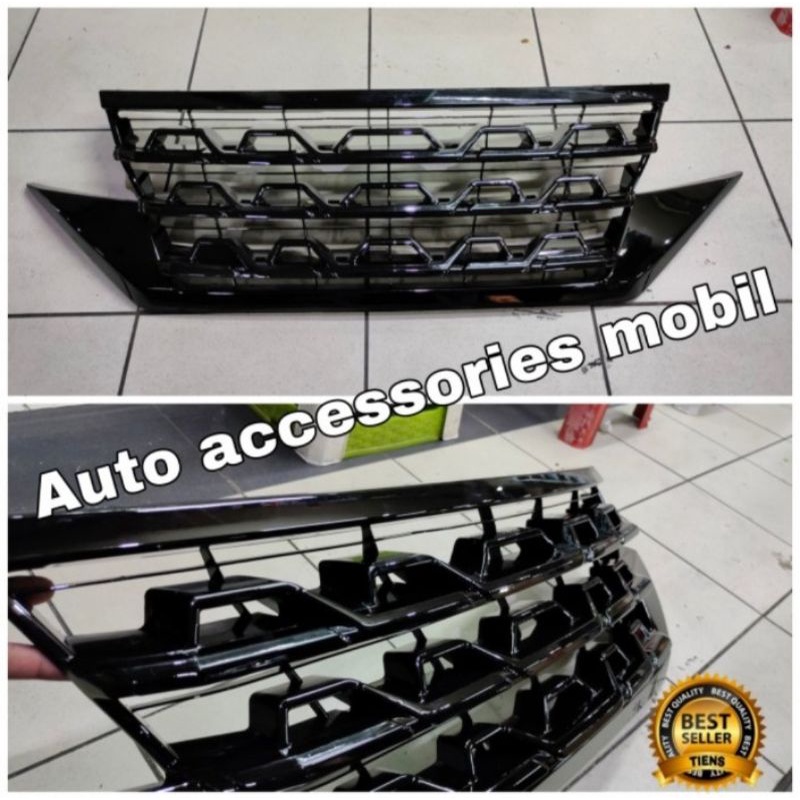 Grill All New Rush Terios Model Lexus Black Glossy