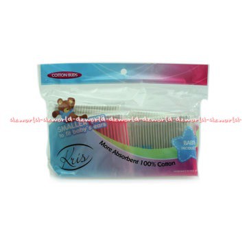 Kris Cotton Bud Baby Korek Kuping Untuk Bayi Praktis &amp; Higeinis Pembersih Telinga Bayi 100pcs