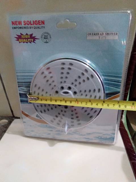 Shower tembok soligen 6&quot; shower mandi dinding