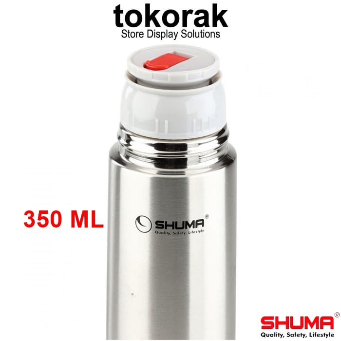 VACUUM BOTTLE SHUMA -  TERMOS AIR PANAS 350 ML STAINLESS - BOTOL MINUM