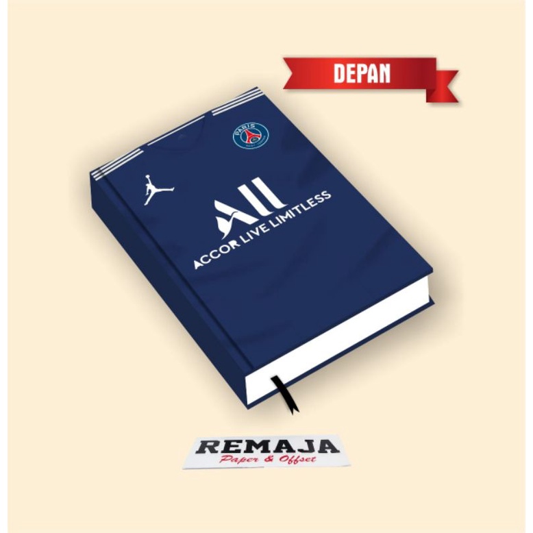 

Pocket book / Notebook Hard cover PSG MESSI 30 A6&A5 /Buku Tulis Catatan Notes