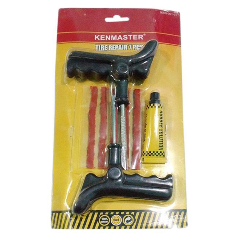 KENMASTER ALAT TAMBAL BAN TUBLES MOTOR TUBELESS TIRE REPAIR TOOL KIT